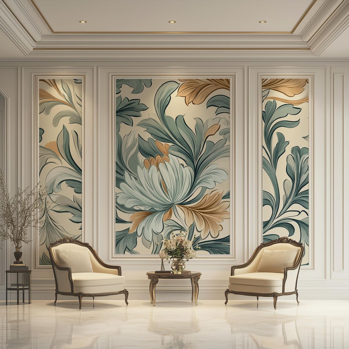 Luxury wallpaper and wall treatments